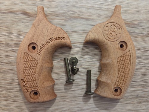 Plaquettes bois smith - smith, wesson