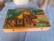 Vintage Chalet suisse Jeujura n°3 avec boite d'origine