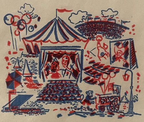 Vintage 1950s circus - 1950s,