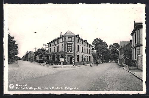 Cpa beaumont entrée la - cpa,