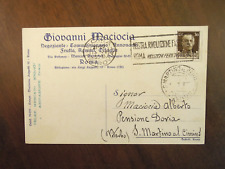 Giovanni Maciocia Negotiator, Commissioner, Annonario Frutta Citrusi - Rome 1933