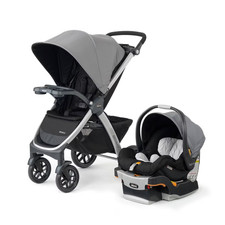 Chicco Bravo 3 in 1 Quick Fold Trio Travel System - Camden Open Box