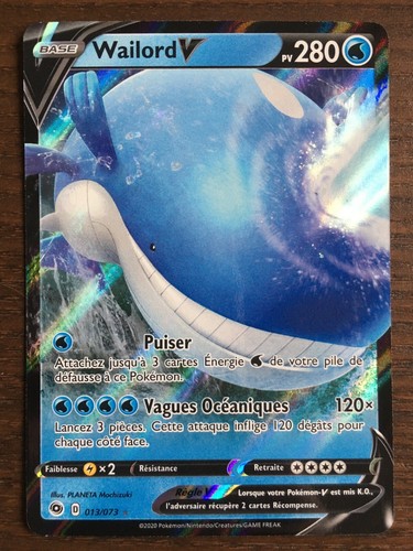 Carte pokémon wailord - pokémon,