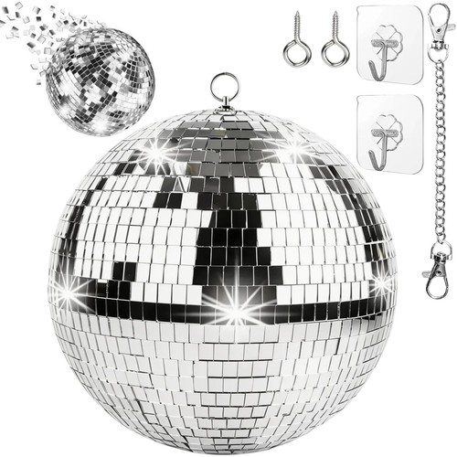 Boule disco facettes - disco, 10