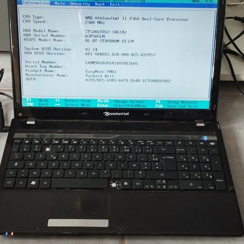 Packard bell easynote tm81 - easynote,