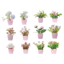Lot de 6 mini-fleurs