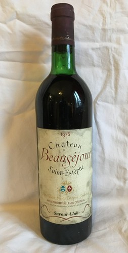 Château beauséjour 1975 - 1975, –