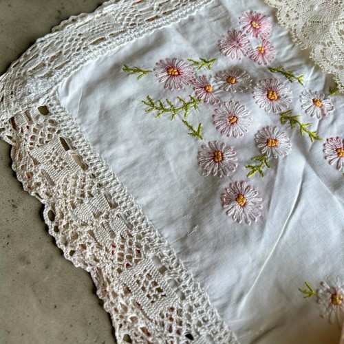 Lot ancien napperons - lot, broderie