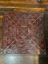 Rare Aliquippa Pa Vintage Advertising Folding Card Poker Table Beaver County