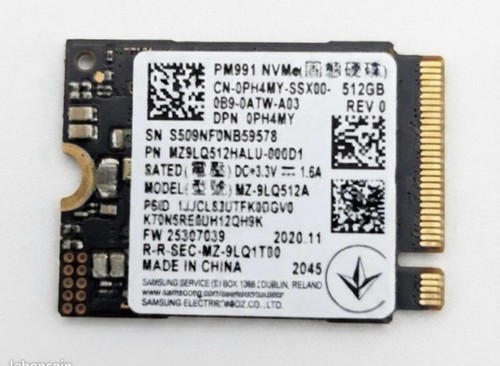 Disque ssd nvme pcie - 512gb,