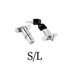 Serrure de fenêtre de porte coulissante Serrure en verre avec gadget à clés