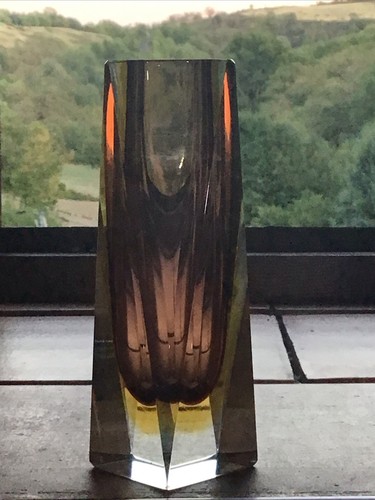 Vase contemporain verre - vase,