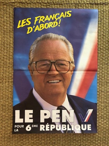 Affiche front national le - affiche, fn