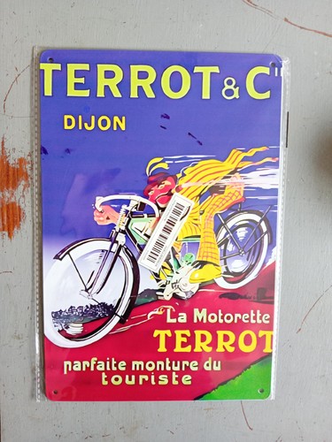 Plaque métal décorative - métal, 30