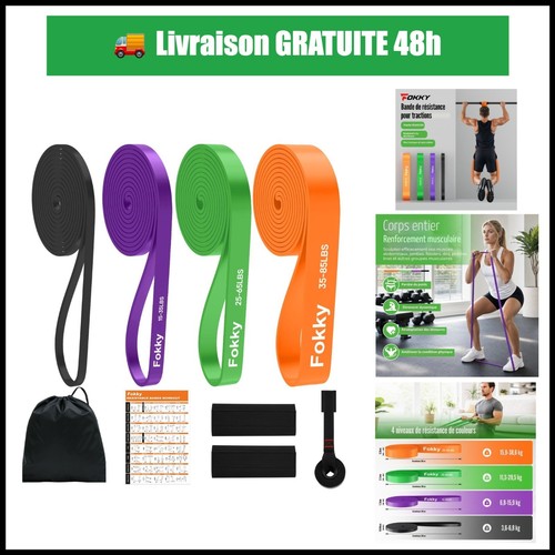 Bandes élastiques musculation