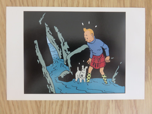 Carte postale tintin - carte,