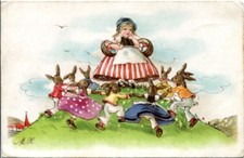 Ancienes Ak , Osterkarte