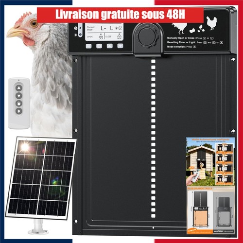 Porte poulailler automatique - poulailler,