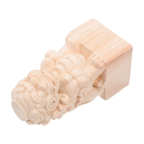 Fleuron lion bois - fleuron, en