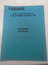YAMAHA SERVICE LITERATURE GUIDE 1995 FRENCH ENGLISH SNOWMOBILE MOTONEIGE