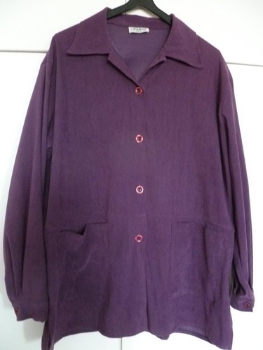 Veste violette peau - veste, peche