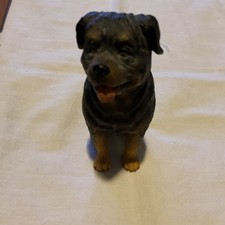 Cute Sitting Rottie Rottweiler Puppy Dog 4”