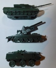 ROSKOPF RMM HO ref 32 & 64 & 114. TANK LEOPARD + BLIND FOX + TANK HOWITZER M110