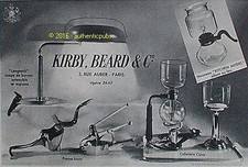 1958 FRENCH AD CONA TABLE COFFEE MAKER KITCHEN MODEL KIRBY BEARD