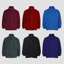 Unisex Polar Fleece Jacket Heavy-Duty, Storm-Proof, Wind-Proof Anti-Pil 360 gsm