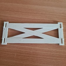 PLAYMOBIL SAFARI - Barrière blanche 11,5cm Enclos Oambati Station