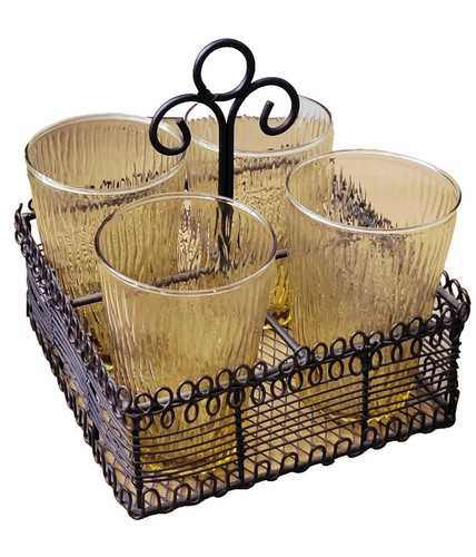 Amber glass orangeade - amber,