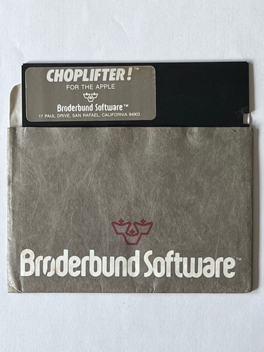 Choplifter broderbund - choplifter,