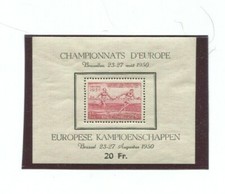 Belgium, Scott B482A (COB Bloc 29) 1950 Athletic Games, VF and MNH