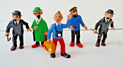 Lot figurines tintin bully - tintin,