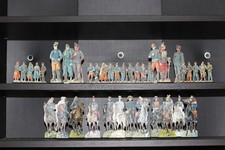  Chromos Anciens Soldats Francais Armée XIXè Découpi Gaufré Victorian Scrap