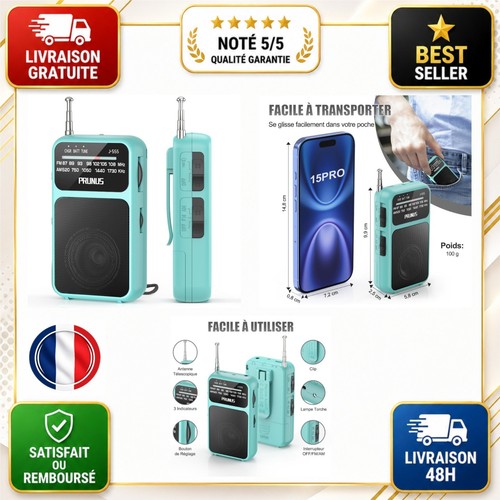 Radio portable prunus - fm, am