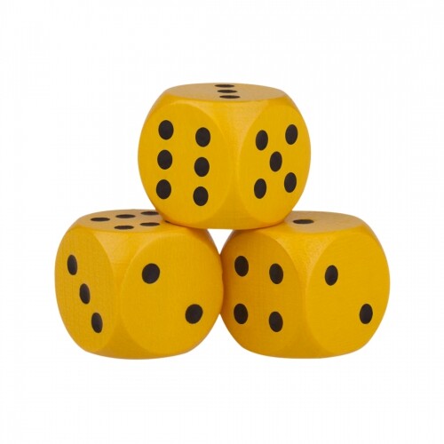 Dés cubes 30mm - cubes, bois