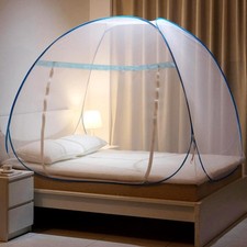 Moustiquaire de Lit Pliable, Moustiquaire Pop-up pour lit Simple 120 * 200cm ...