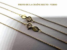 Chaîne 45 Cm or jaune massif