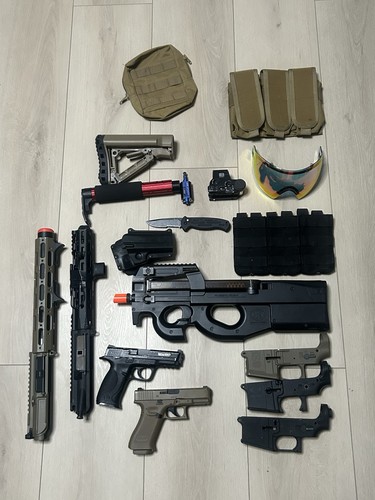 Airsoft lot mask holsters - airsoft,
