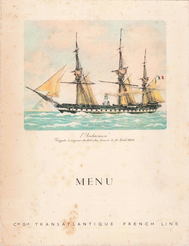 Vieux papier menu cie - vieux,