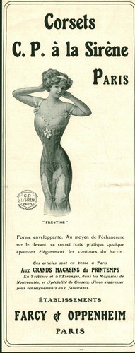 Publicité ancienne corsets - , c