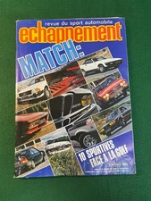 ECHAPPEMENT MAGAZINE DEC 1980 FIAT 127 SPORT ALFETTA GTV BMW 323 I ESCORT XR3