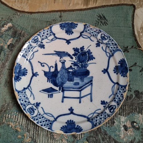 Assiette xviiiè faience - xviiiè,