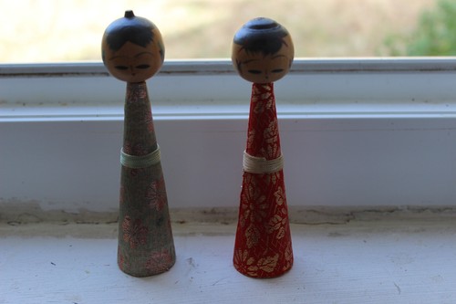 Poupées kokeshi anciennes