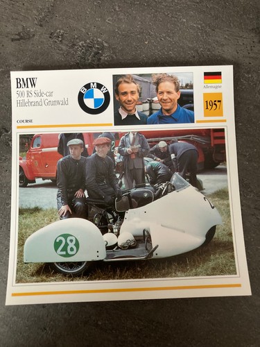 Carte fiche moto - carte, collection