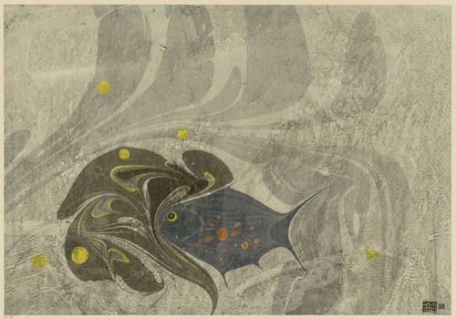 Koloman moser fish - koloman, motif