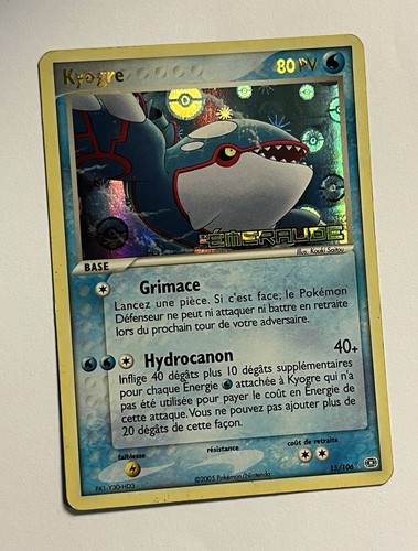Carte pokémon kyogre 15 - pokémon,