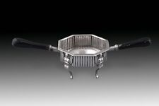 Silver small brasero or brazier. Royal Factory of Antonio Martínez. Madrid, 1832