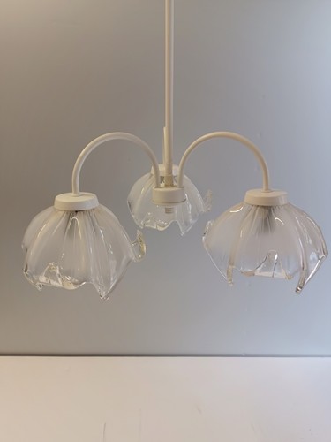 Lustre vintage feux verre - 3,